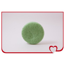 Wholsale 100% Natural Konjac Esponja Chá Verde Round Puff Beleza Face Cleaning Sponge